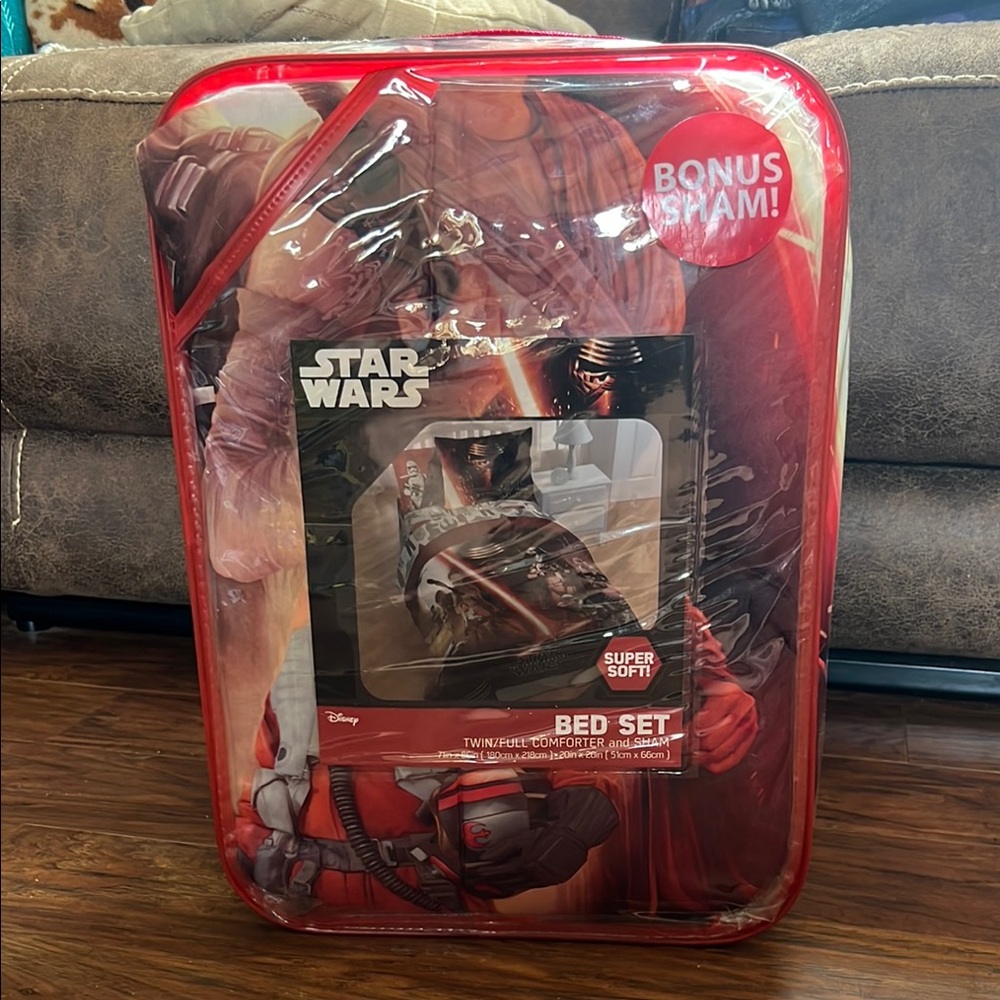 Star Wars Twin Bed Set with Bonus Sham